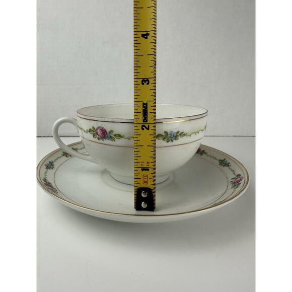 Classic Bavaria Pink Roses Cottage Core Cup And Saucer - Picture 3 of 5